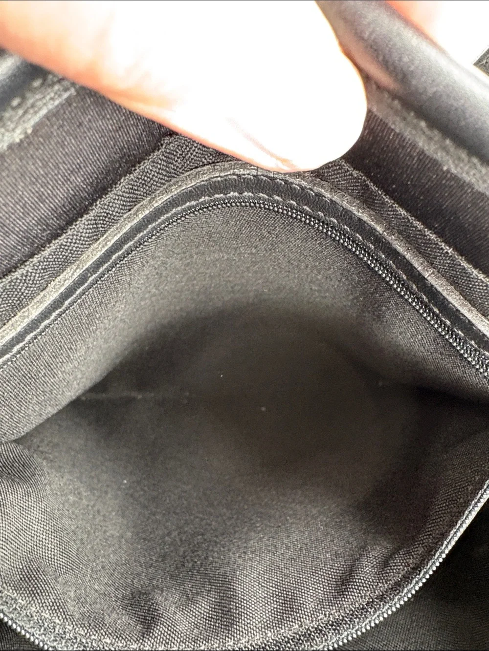 Coach Black Nylon Tote with Leather Handles
